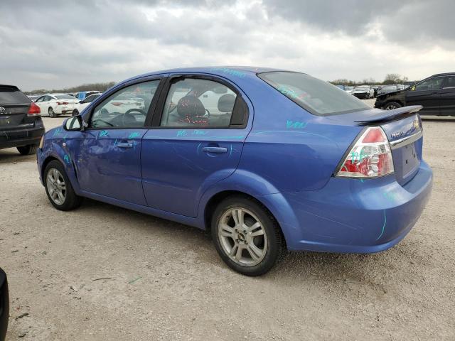 KL1TD56688B217541 - 2008 CHEVROLET AVEO BASE BLUE photo 2