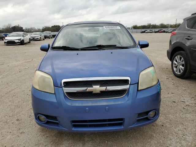 KL1TD56688B217541 - 2008 CHEVROLET AVEO BASE BLUE photo 5