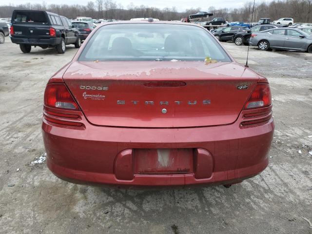 1B3EL46R35N675492 - 2005 DODGE STRATUS SX RED photo 6