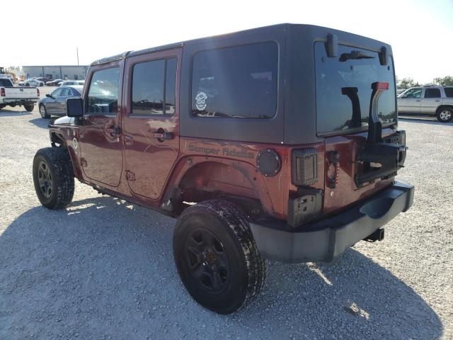 1J4GA39177L223440 - 2007 JEEP WRANGLER X RED photo 2