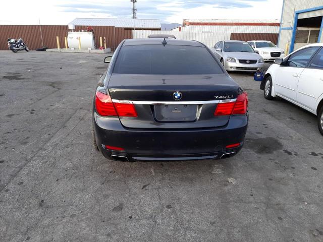 WBAKB4C57BC392975 - 2011 BMW 740 LI GRAY photo 6