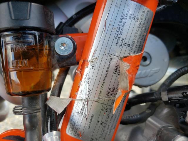 VBKTR6403MM822532 - 2021 KTM 890 ADVENT ORANGE photo 10