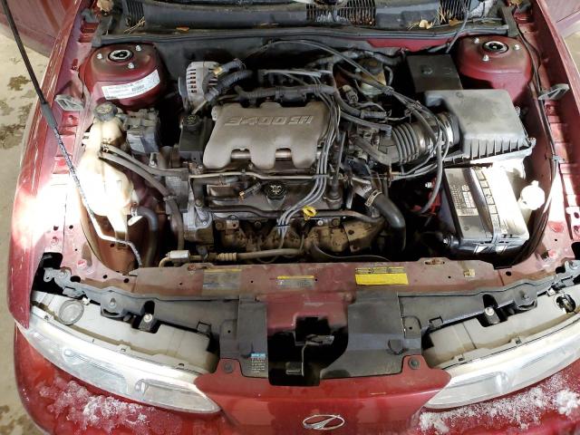 1G3NF52E52C285113 - 2002 OLDSMOBILE ALERO GLS BURGUNDY photo 11