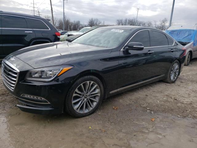 KMHGN4JE9HU210260 - 2017 GENESIS G80 BASE BLACK photo 1