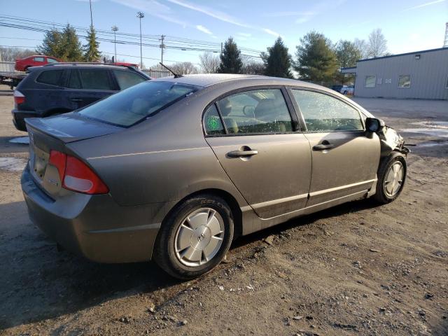 JHMFA36256S****** - 2006 HONDA CIVIC HYBR GRAY photo 3