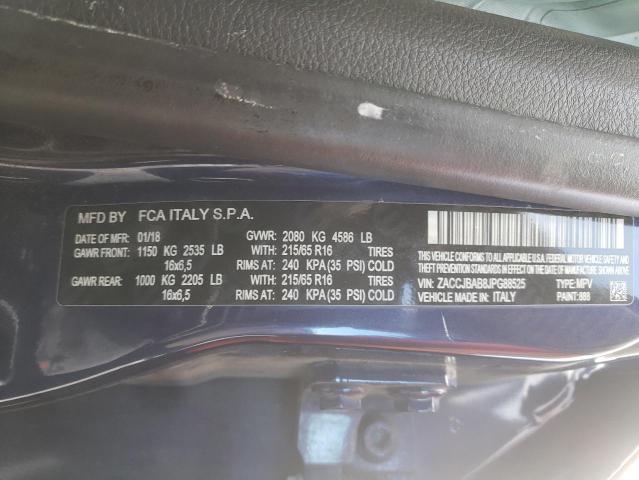 ZACCJBAB8JPG88525 - 2018 JEEP RENEGADE S Mavi foto 14