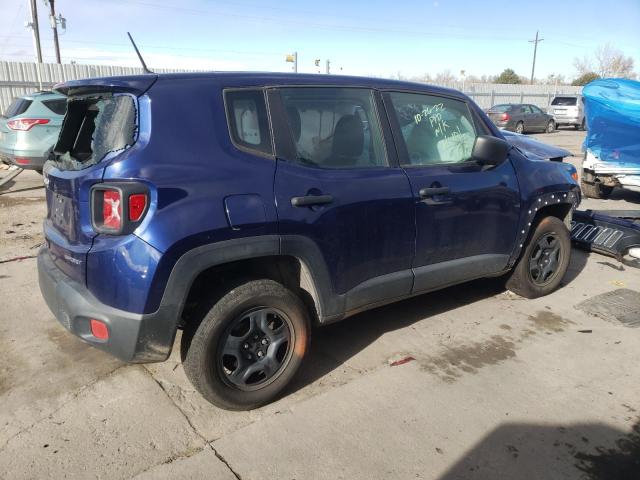 ZACCJBAB8JPG88525 - 2018 JEEP RENEGADE S BLUE photo 3