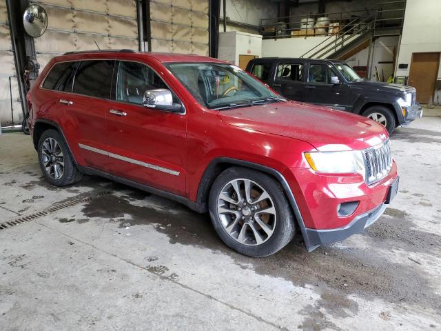 1J4RR6GT7BC690390 - 2011 JEEP GRAND CHER RED photo 4