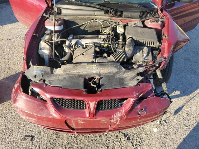 1G2NE52F84C227113 - 2004 PONTIAC GRAND AM S RED photo 11