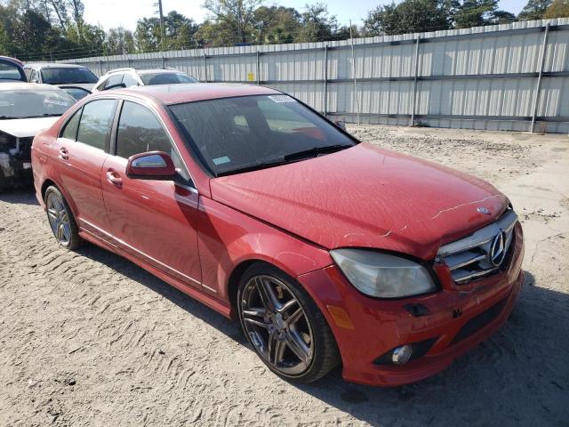 WDDGF56X08R034497 - 2008 MERCEDES-BENZ C 350 RED photo 4