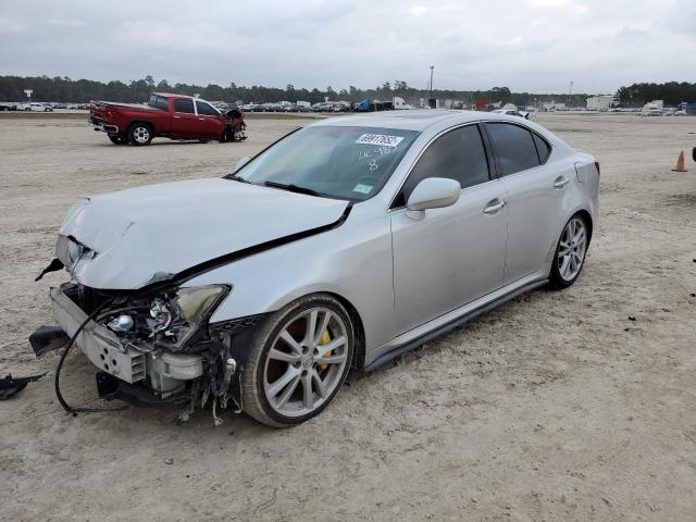 JTHBE262765007259 - 2006 LEXUS IS 350 SILVER photo 1