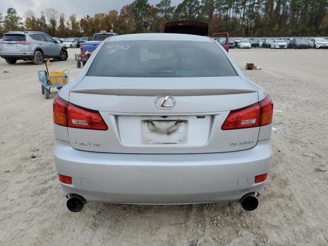 JTHBE262765007259 - 2006 LEXUS IS 350 SILVER photo 6