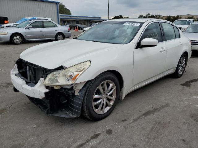 JNKCV61E59M013536 - 2009 INFINITI G37 BASE WHITE photo 1