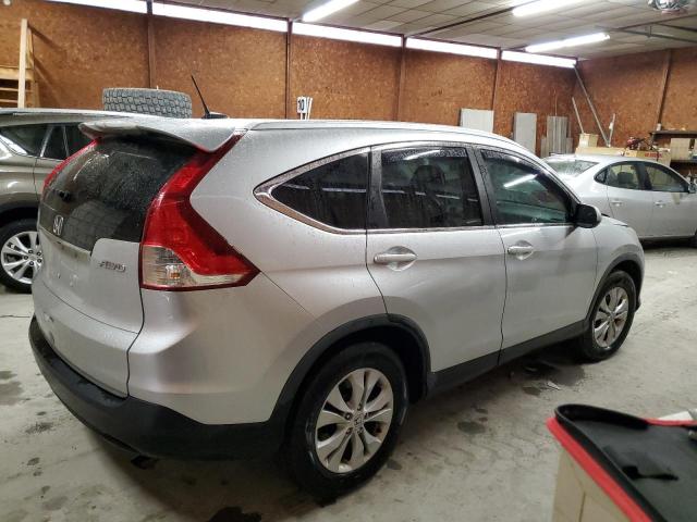 2HKRM4H77EH601047 - 2014 HONDA CR-V EXL SILVER photo 3