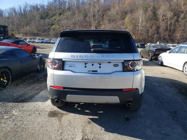 SALCT2BG3GH573733 - 2016 LAND ROVER DISCOVERY SILVER photo 6