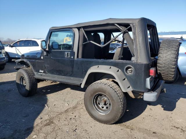 1J4FA49S54P****** - 2004 JEEP WRANGLER / BLACK photo 2