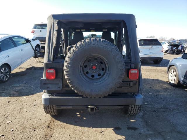 1J4FA49S54P****** - 2004 JEEP WRANGLER / BLACK photo 6