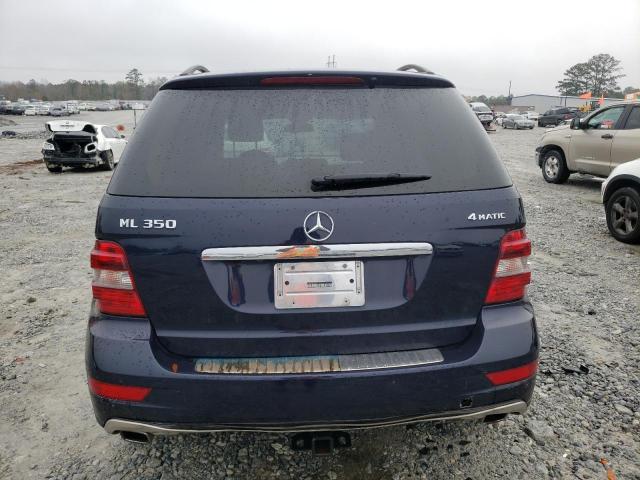 4JGBB8GBXBA632442 - 2011 MERCEDES-BENZ ML 350 4MA BLUE photo 6