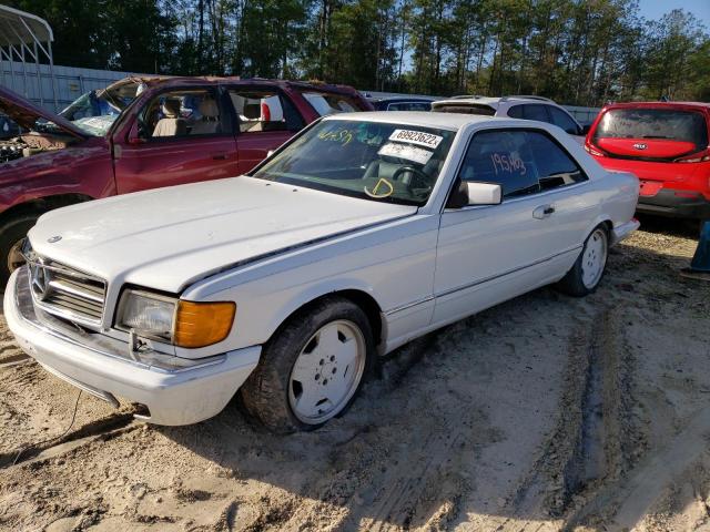 WDBCA45E2MA586155 - 1991 MERCEDES-BENZ 560 SEC WHITE photo 1