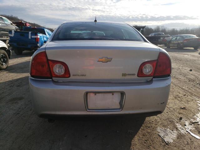 1G1ZF57569F132400 - 2009 CHEVROLET MALIBU HYB SILVER photo 6