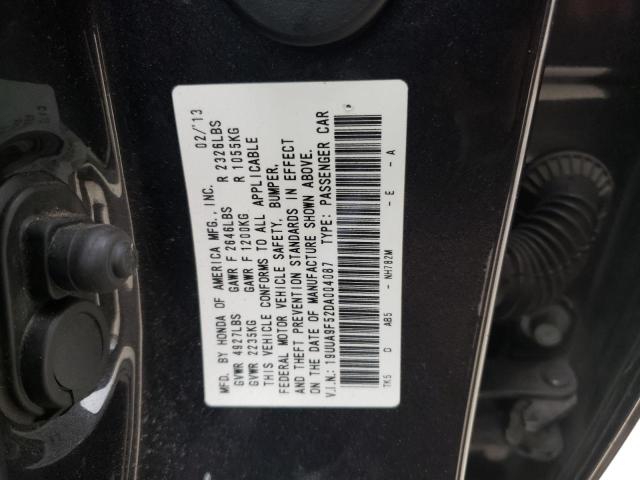 19UUA9F52DA004087 - 2013 ACURA TL TECH GRAY photo 12