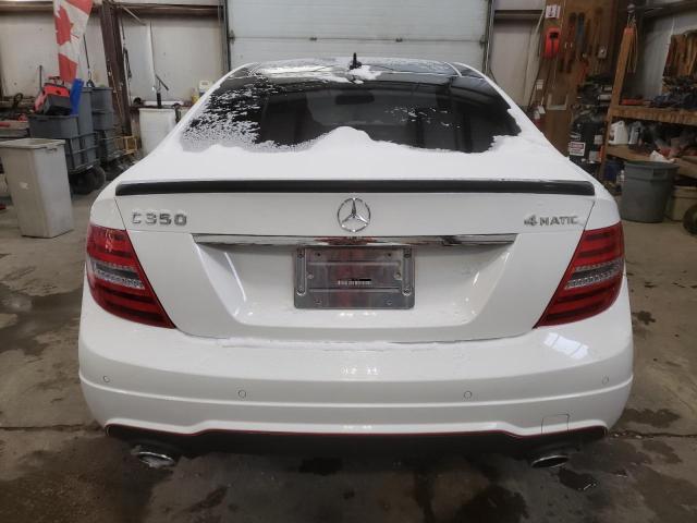 WDDGJ8JB5DG155186 - 2013 MERCEDES-BENZ C 350 4MAT WHITE photo 6