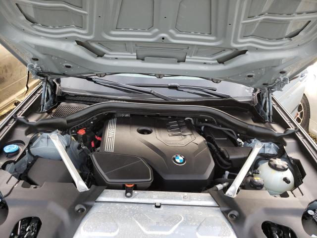 5UX33DT00N9J60324 - 2022 BMW X4 XDRIVE3 GRAY photo 12