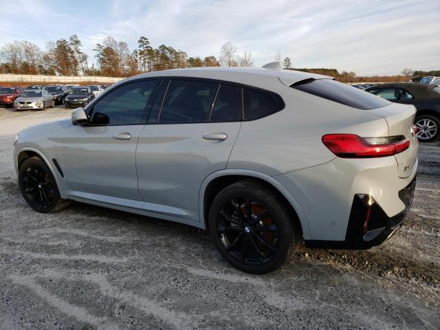 5UX33DT00N9J60324 - 2022 BMW X4 XDRIVE3 GRAY photo 2