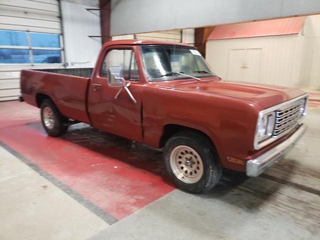 D14BB7S001508 - 1977 DODGE D-100 RED photo 4