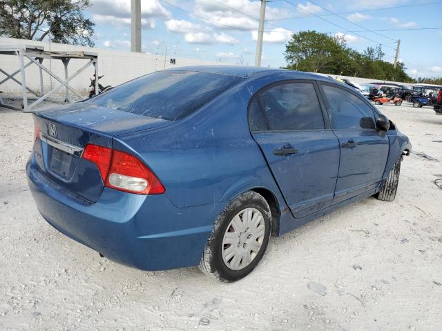 2HGFA1F33AH311662 - 2010 HONDA CIVIC VP BLUE photo 3