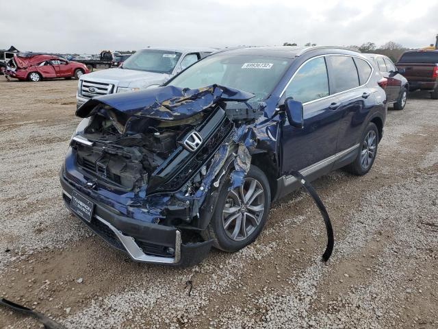 2HKRW2H98LH644048 - 2020 HONDA CR-V TOURI BLUE photo 1