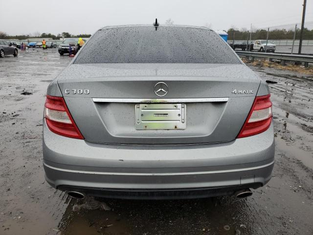 WDDGF81X99F213276 - 2009 MERCEDES-BENZ C 300 4MAT SILVER photo 6