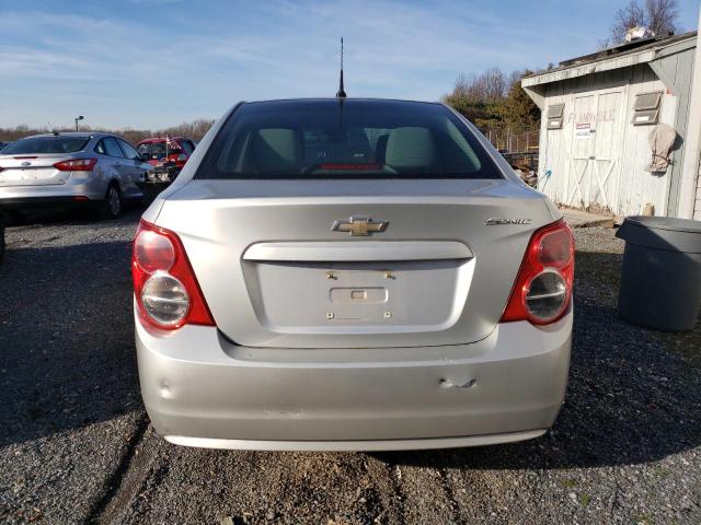 1G1JA5SH2C4221526 - 2012 CHEVROLET SONIC LS SILVER photo 6