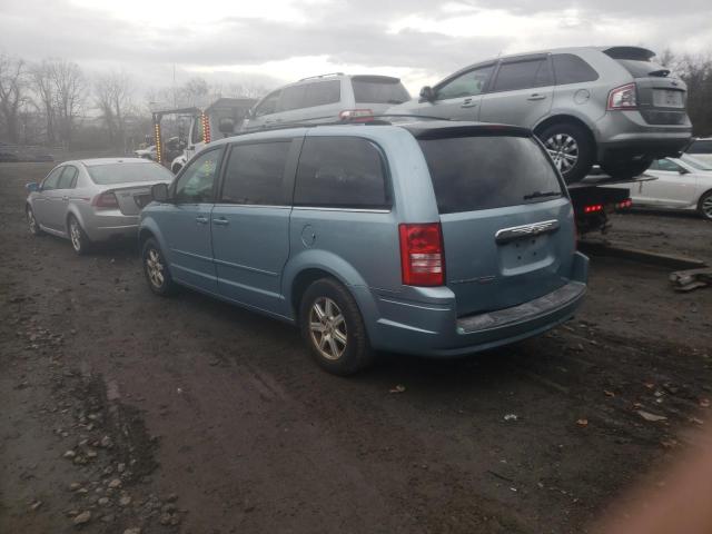 2A8HR54P58R754499 - 2008 CHRYSLER TOWN AND C BLUE photo 2