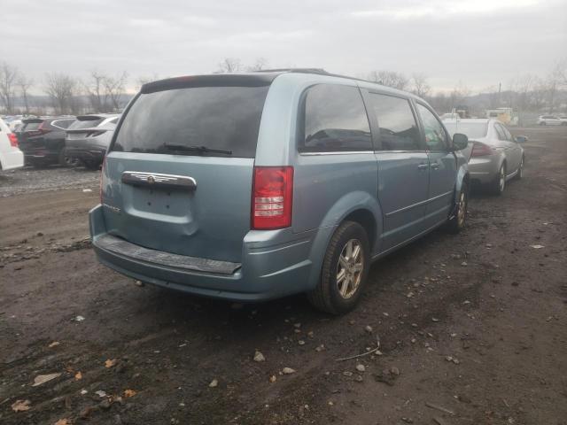 2A8HR54P58R754499 - 2008 CHRYSLER TOWN AND C BLUE photo 3