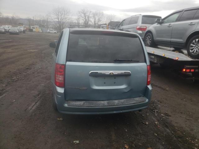 2A8HR54P58R754499 - 2008 CHRYSLER TOWN AND C BLUE photo 6