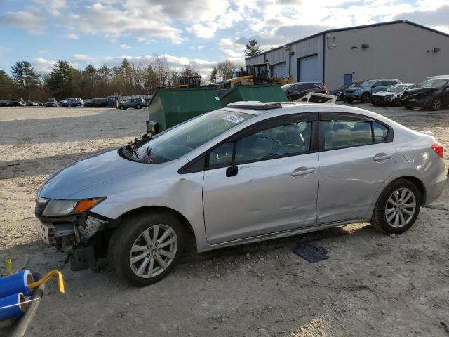 2HGFB2F93CH512990 - 2012 HONDA CIVIC EXL 银色 照片 1