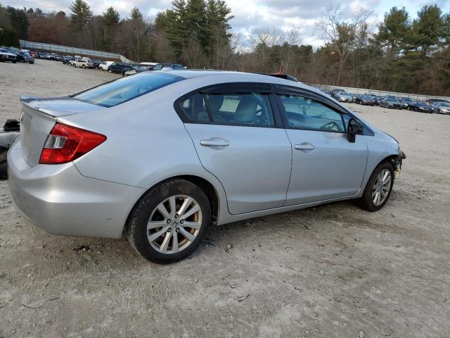 2HGFB2F93CH512990 - 2012 HONDA CIVIC EXL 银色 照片 3