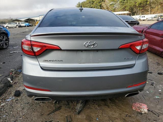 5NPE34AF7FH184176 - 2015 HYUNDAI SONATA SPO GRAY photo 6