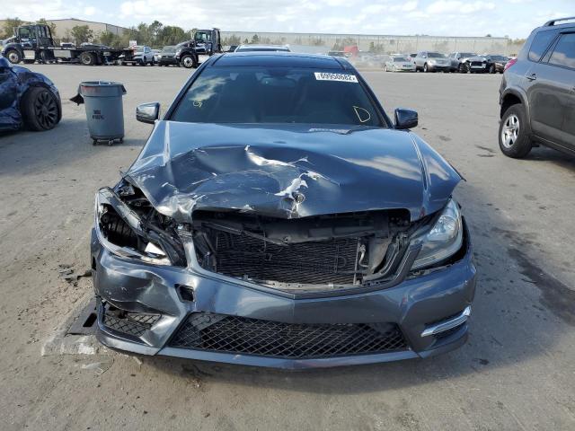 WDDGJ4HB1DG055195 - 2013 MERCEDES-BENZ C 250 GRAY photo 5