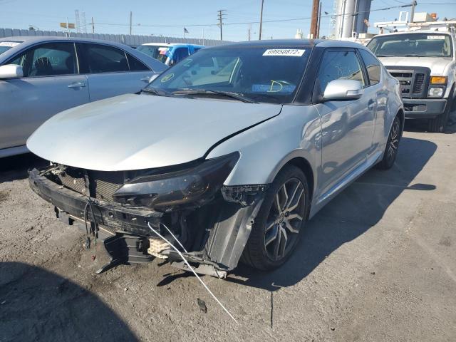 JTKJF5C75E3070892 - 2014 TOYOTA SCION TC GRAY photo 1