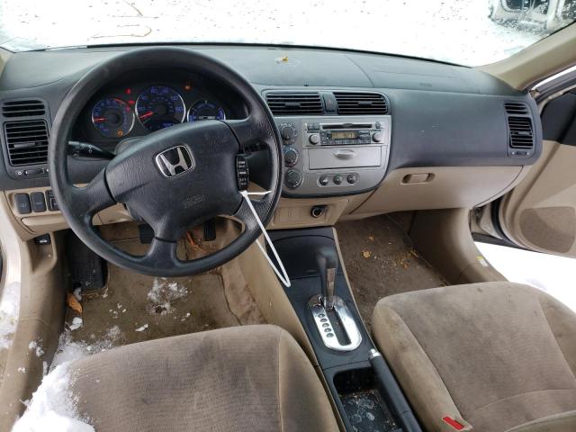 JHMES96643S010814 - 2003 HONDA CIVIC HYBR BEIGE photo 8