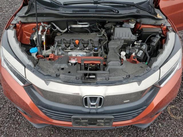 3CZRU6H53KM703522 - 2019 HONDA HR-V EX ORANGE photo 11