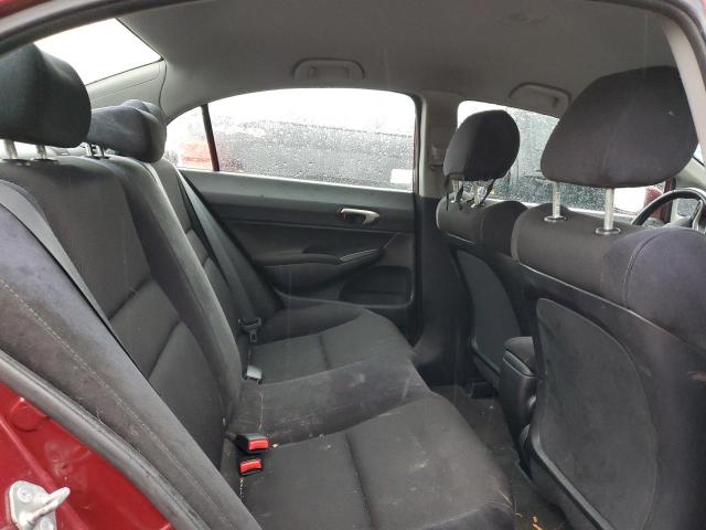 2HGFA1F69AH548246 - 2010 HONDA CIVIC LX-S Бордовый фото 10