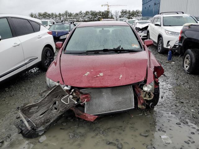 2HGFA1F69AH548246 - 2010 HONDA CIVIC LX-S Бордовый фото 5