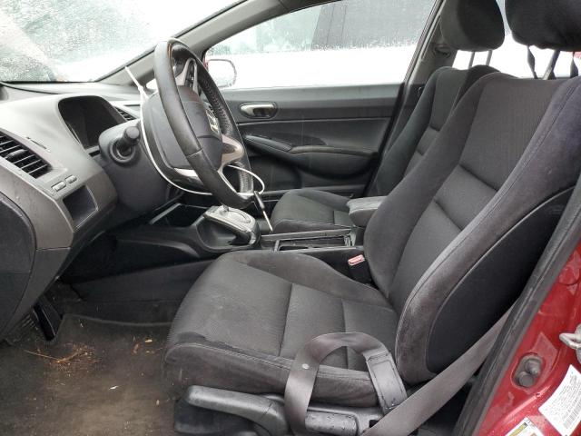 2HGFA1F69AH548246 - 2010 HONDA CIVIC LX-S Бордовый фото 7