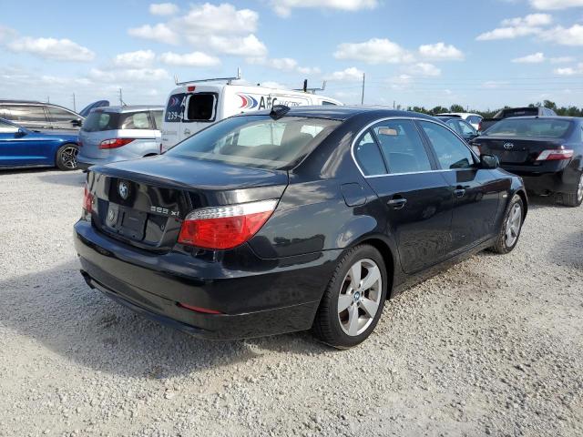 WBANV13518BZ47775 - 2008 BMW 5 SERIES BLACK photo 3