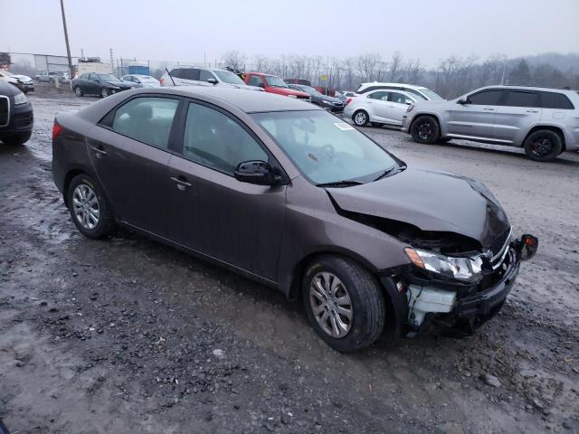 KNAFU4A25D5728103 - 2013 KIA FORTE EX GRAY photo 4