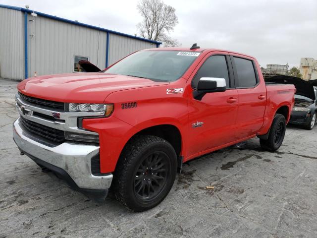 3GCUYDED0MG260123 - 2021 CHEVROLET silverado RED photo 1