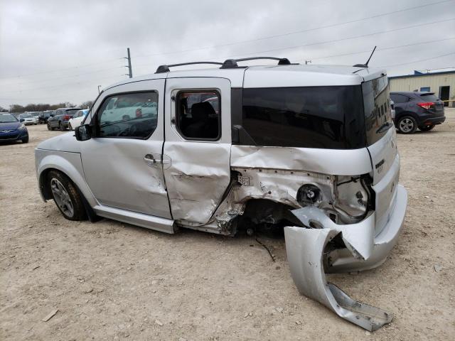 5J6YH18907L000488 - 2007 HONDA ELEMENT SC SILVER photo 2